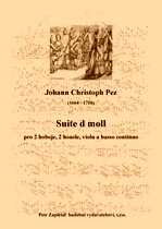 Náhled titulu - Pez Johann Christoph (1664 - 1716) - Suite d moll