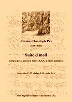 Náhled titulu - Pez Johann Christoph (1664 - 1716) - Suite d moll - úprava