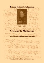 Náhled titulu - Schmelzer Johann Heinrich (1623 - 1680) - Arie con la Mattacina
