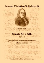 Náhled titulu - Schickhardt Johann Christian (1681? - 1762) - Sonáty XI. a XII.. (op. 17)