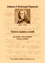Náhled titulu - Pepusch Johann Christoph (1667 - 1752) - Triová sonáta a moll