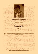 Náhled titulu - Bigaglia Diogenio (1676 - 1745) - Sonata II. (op. 1)