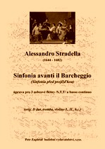 Náhled titulu - Stradella Alessandro (1644 - 1682) - Sinfonia avanti il Barcheggio (Sinfonia před projížďkou) - úprava