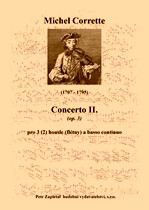 Náhled titulu - Corrette Michel (1707 - 1795) - Concerto II. (op.3)
