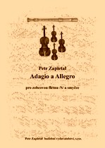 Náhled titulu - Zapletal Petr (*1965) - Adagio a Allegro pro zobcovou flétnu a smyčce