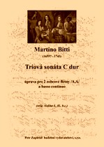 Náhled titulu - Bitti Martino (1655? - 1743) - Triová sonáta C dur (úprava)