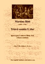 Náhled titulu - Bitti Martino (1655? - 1743) - Triová sonáta G dur (úprava)