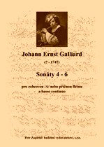 Náhled titulu - Galliard Johann Ernst (? - 1747) - Sonáty 4 - 6