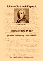 Náhled titulu - Pepusch Johann Christoph (1667 - 1752) - Triová sonáta D dur