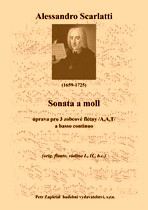 Náhled titulu - Scarlatti Alessandro (1659 - 1725) - Sonata a moll (úprava)