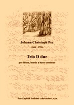 Náhled titulu - Pez Johann Christoph (1664 - 1716) - Trio D dur