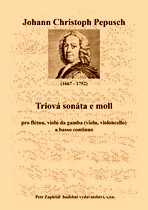 Náhled titulu - Pepusch Johann Christoph (1667 - 1752) - Triová sonáta e moll