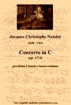 Náhled titulu - Naudot Jacques Christophe (1690 - 1762) - Concerto in C (op.17/3)