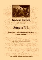 Náhled titulu - Furloni Gaetano (17. - 18. stol.) - Sonata VI. - úprava