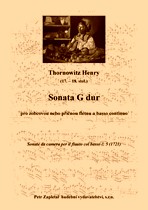 Náhled titulu - Thornowitz Henry (17. - 18. stol.) - Sonata G dur
