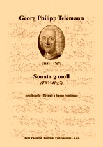Náhled titulu - Telemann Georg Philipp (1681 - 1767) - Sonata g moll (TWV 41:g7)
