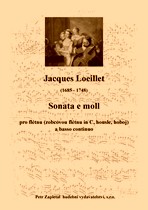 Náhled titulu - Loeillet Jacques (1685 - 1748) - Sonata e moll
