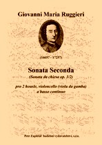 Náhled titulu - Ruggieri Giovanni Maria (1665? - 1725?) - Sonata Seconda (op. 3/2)