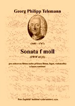 Náhled titulu - Telemann Georg Philipp (1681 - 1767) - Sonata f moll (TWV 41:f1)
