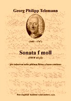 Náhled titulu - Telemann Georg Philipp (1681 - 1767) - Sonata f moll (TWV 41:f2)