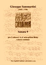 Náhled titulu - Sammartini Giuseppe (1693 - 1750) - Sonata 9