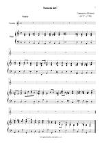 Náhled not [1] - Albinoni Tomaso (1671 - 1750) - Sonata in C