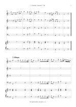 Náhled not [2] - Scarlatti Alessandro (1659 - 1725) - Quartett F - dur