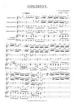 Náhled not [1] - Schickhardt Johann Christian (1681? - 1762) - Concerto V. (e -moll)