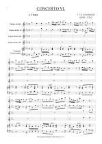 Náhled not [1] - Schickhardt Johann Christian (1681? - 1762) - Concerto VI. (c - moll)