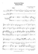 Náhled not [1] - Vitali Giovanni Battista (1632 - 1692) - Sonate da Chiesa (Sonata Prima, Sonata Seconda)