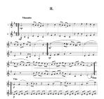 Náhled not [2] - Mozart Wolfgang Amadeus (1756 - 1791) - Čtyři dueta pro lesní rohy in F
