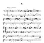 Náhled not [3] - Mozart Wolfgang Amadeus (1756 - 1791) - Čtyři dueta pro lesní rohy in F