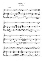 Náhled not [5] - Valentine Roberto (1674 - 1735?) - Sonáty č. 4 - 6