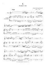 Náhled not [1] - Pepusch Johann Christoph (1667 - 1752) - Sonáty pro zobcovou (in F) nebo příčnou flétnu a basso continuo č. 1 - 3