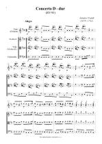 Náhled not [1] - Vivaldi Antonio (1678 - 1741) - Concerto D - dur (RV 93)