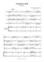 Náhled not [1] - Boismortier Joseph Bodin de (1689 - 1755) - Concerto e - moll (op. 37)