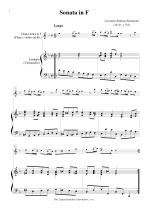 Náhled not [1] - Bononcini Giovanni Battista (1670 - 1747) - Sonata in F