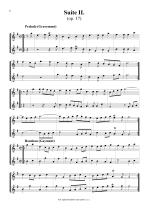 Náhled not [3] - Boismortier Joseph Bodin de (1689 - 1755) - Suites I. - VI. (op. 17) - transpozice o kvartu výše