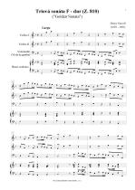 Náhled not [1] - Purcell Henry (1659 - 1695) - Triová sonáta F - dur („Golden Sonata“)