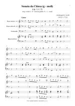 Náhled not [1] - Corelli Arcangelo (1653 - 1713) - Sonata da Chiesa - úprava - op. 1, č. 2, g moll