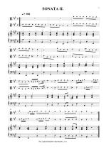 Náhled not [2] - Speer Daniel (1636 - 1707) - Sonata I., II.
