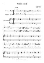 Náhled not [1] - Speer Daniel (1636 - 1707) - Sonata (e - moll)