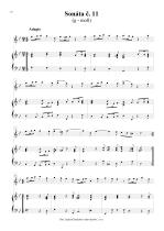 Náhled not [2] - Marcello Benedetto (1686 - 1739) - Sonáty pro zobcovou (in F) nebo příčnou flétnu a basso continuo č. 10 - 12