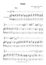 Náhled not [1] - Biber Heinrich Ignaz Franz (1644 - 1704) - Sonata - klav. výtah