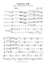 Náhled not [1] - Vivaldi Antonio (1678 - 1741) - Concerto a -moll (RV 522) - úprava