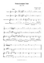 Náhled not [1] - Corbett William (1680 - 1748) - Triová sonáta C dur (op. 2/4)