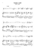 Náhled not [5] - Händel Georg Friedrich (1685 - 1759) - Sonáty pro hoboj a basso continuo (g moll, c moll, HWV 364a, 366)