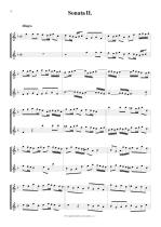 Náhled not [4] - Croft William (1678 - 1727) - Sonáty pro 2 zobcové /A,A/ nebo příčné flétny č. 1 - 3
