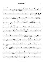 Náhled not [7] - Croft William (1678 - 1727) - Sonáty pro 2 zobcové /A,A/ nebo příčné flétny č. 1 - 3