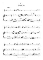 Náhled not [9] - Pepusch Johann Christoph (1667 - 1752) - Sonáty pro zobcovou (in F) nebo příčnou flétnu a basso continuo č. 4 - 6 (A second set of solos for the flute with a through bass for the bassoon, bassflute or harpiscord)